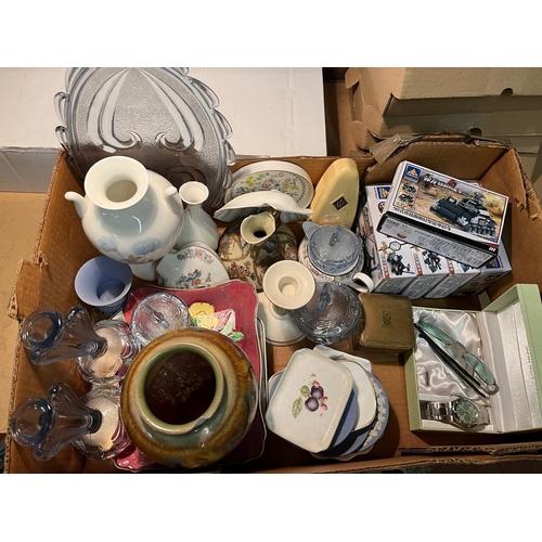 78 - BOX MISC INC AYNSLEY DOULTON GLASS ETC