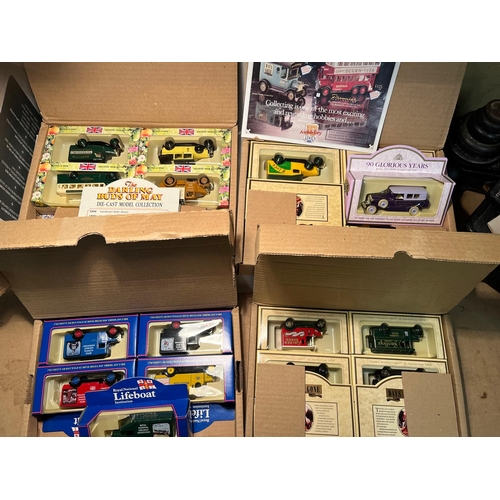 81 - 4 BOXES MODEL CARS AS NEW