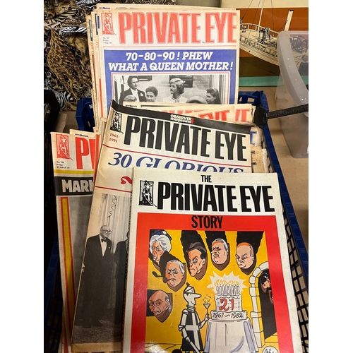 92 - SELECTION VINTAGE PRIVATE EYE MAGS