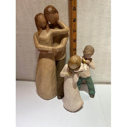 154 - 3 WILLOW TREE FIGURES