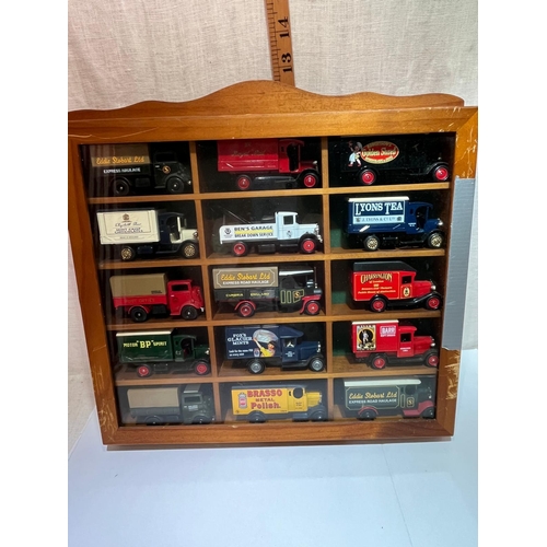 179 - CASE OF MODEL CARS