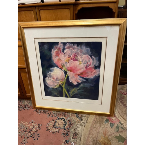 253 - LARGE FLORAL PRINT SIGNED