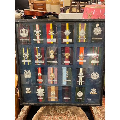 267 - CASE MILITARY BADGES