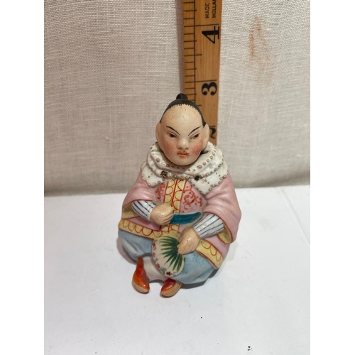 315 - ANTIQUE GERMAN HAND PAINTED ORIENTAL NODDER