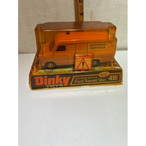 337 - BOXED DINKY FORD TRANSIT VAN 416