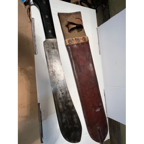 350 - WW2 DATED MACHETE