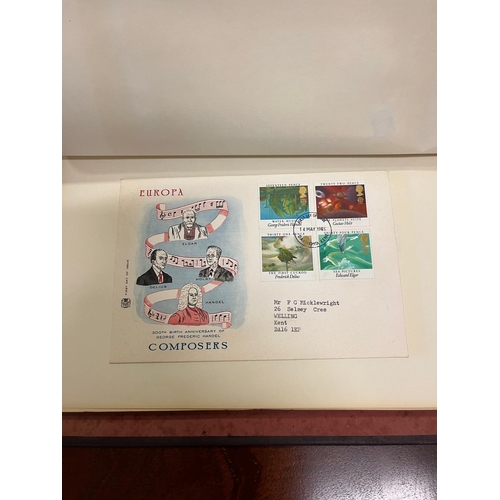 354 - 2 ALBUMS STAMPS AND ALBUM 1ST DAY COVERS