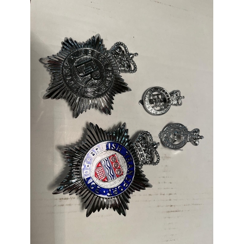 369 - 4 POLICE BADGES