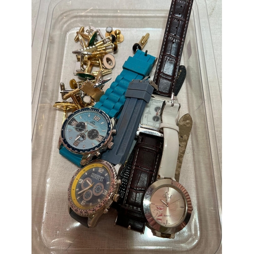 381 - SELECTION WATCHES AND CUFFLINKS