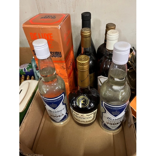 82 - BOTTLE AND CONTENTS