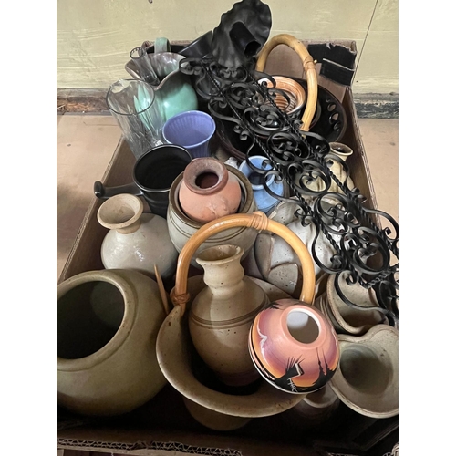 93 - BOX POTTERY ETC