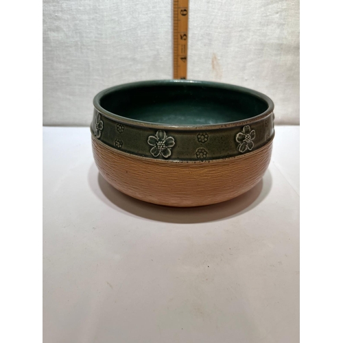 149 - 1900S ROYAL DOULTON RUSTIC STONEWARE BOWL