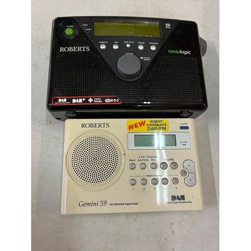 154 - 2 ROBERTS DAB RADIOS