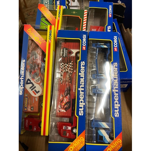 237 - 10 CORGI MODEL LORRIES BOXED