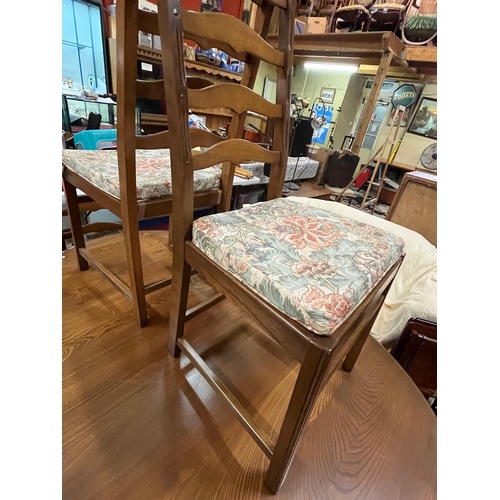 240 - ERCOL TABLE AND 6 CHAIRS