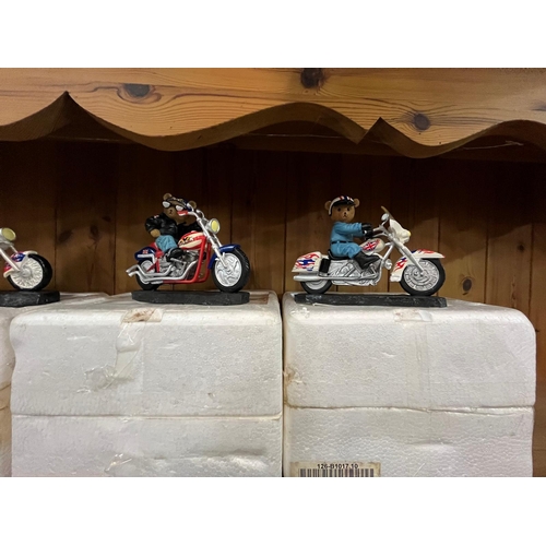 343 - 10 BOXED BORN TO RIDE SCULPTURES HAMILTON COLLECTOIN WITH CERTS