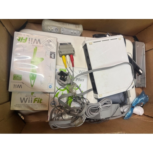 25 - Wii CONSOLE WITH CONTROLLERS