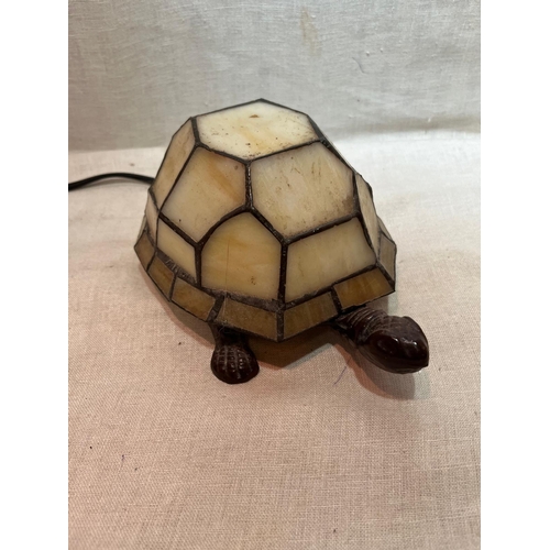 66 - TIFFANY STYLE TORTOISE LAMP