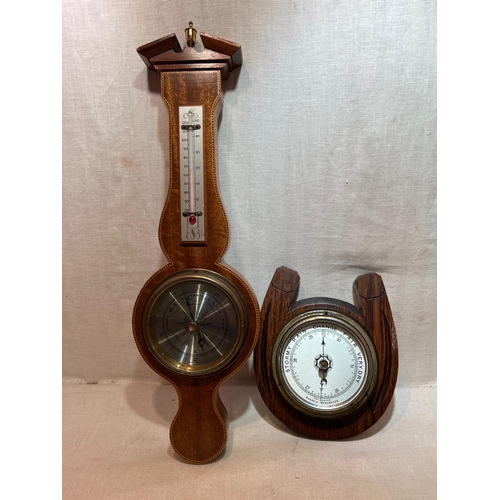 82 - 2 WALL BAROMETERS