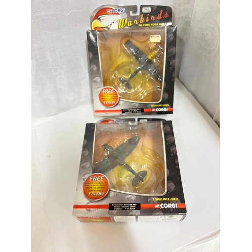 124 - 2 CORGI WARBIRDS PLANES