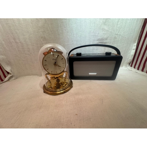 133 - WEST GERMAN KUNDO CLOCK AND ROBERTS RADIO