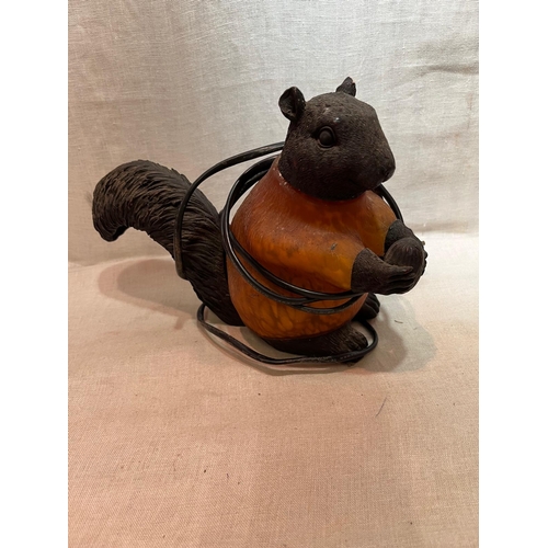 163 - SQUIRREL TABLE LAMP