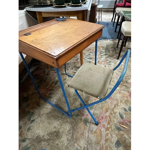 187 - CHILDS SCHOOL DESK AND CHAIR