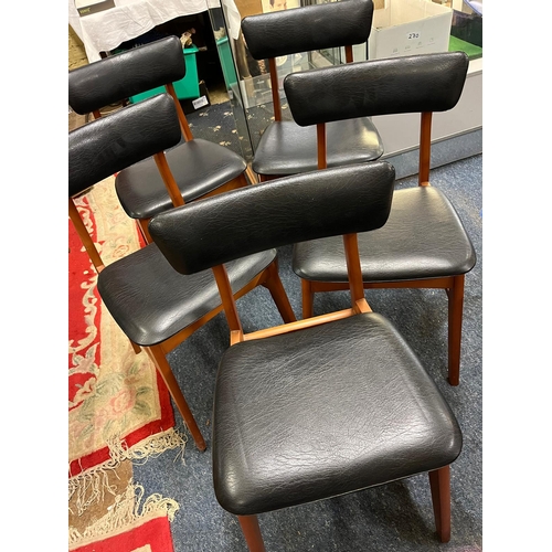 198 - 5 MID CENTURY CHAIRS