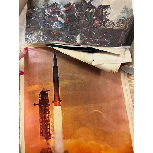 209 - SELECTION VARIOUS POSTERS INC MOON LANDING ETC