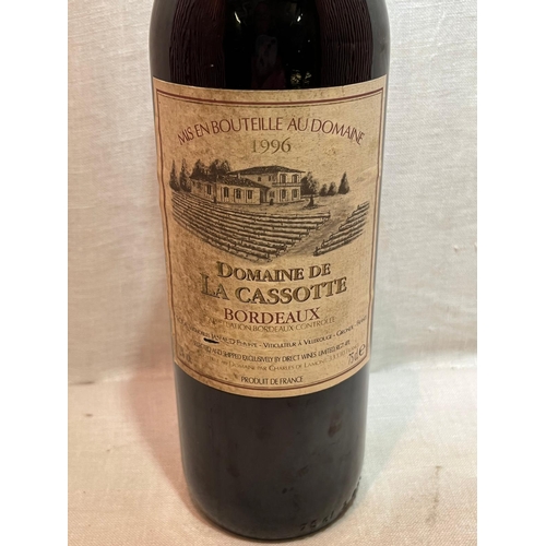 243 - BOTTLE DOMAINE LA CASSOTTE BORDEAUX