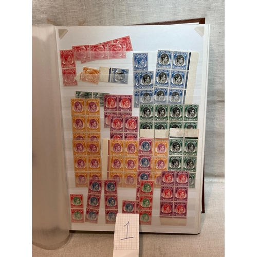 285 - STOCK BOOK COMMONWEALTH STAMPS