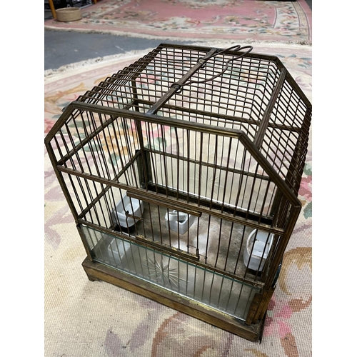 11 - VINTAGE METAL BIRD CAGE