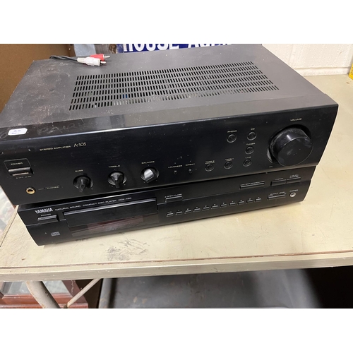 79 - YAMAHA CD PLAYER AND AMP