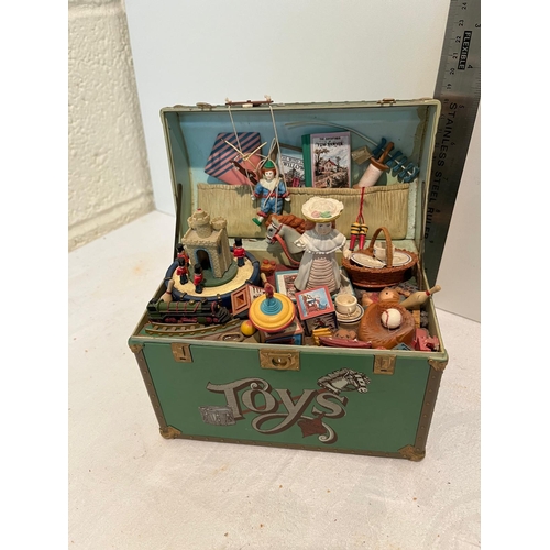 217 - ENESCO TOY BOX MUSICAL BOX