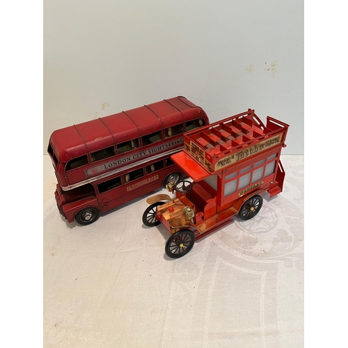 219 - 2 TIN BUSES