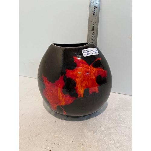 221 - POOLE FOREST FLAME VASE