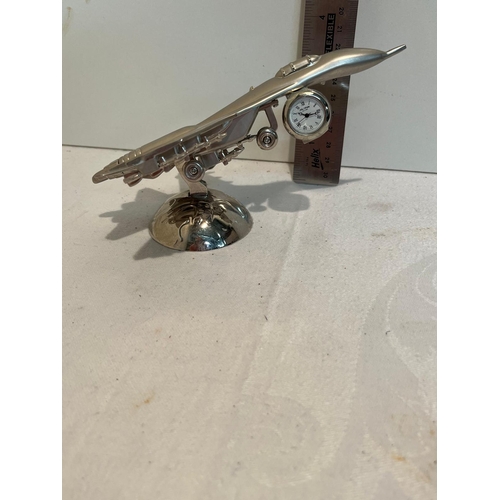 228 - FRANKLIN MINT SPITFIRE CLOCK