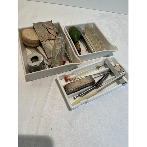 266 - 3 MEDICAL SURGICAL TRAYS AND CONTENTS