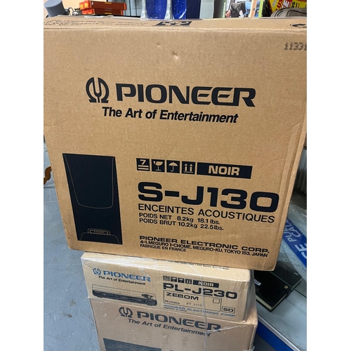 108 - BRAND NEW UNOPENED PIONEER SPEAKERS TURNTABLE AMP TUNER