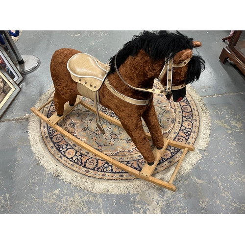 183 - VINTAGE CHILDS ROCKING HORSE