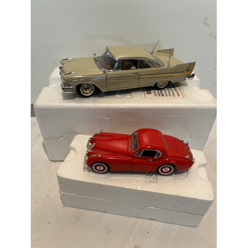 256 - 2 MODEL CARS JAGUAR AND CRYSLER