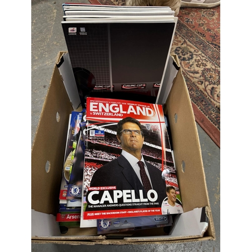 BOX FOOTBALL PROGRAMMES