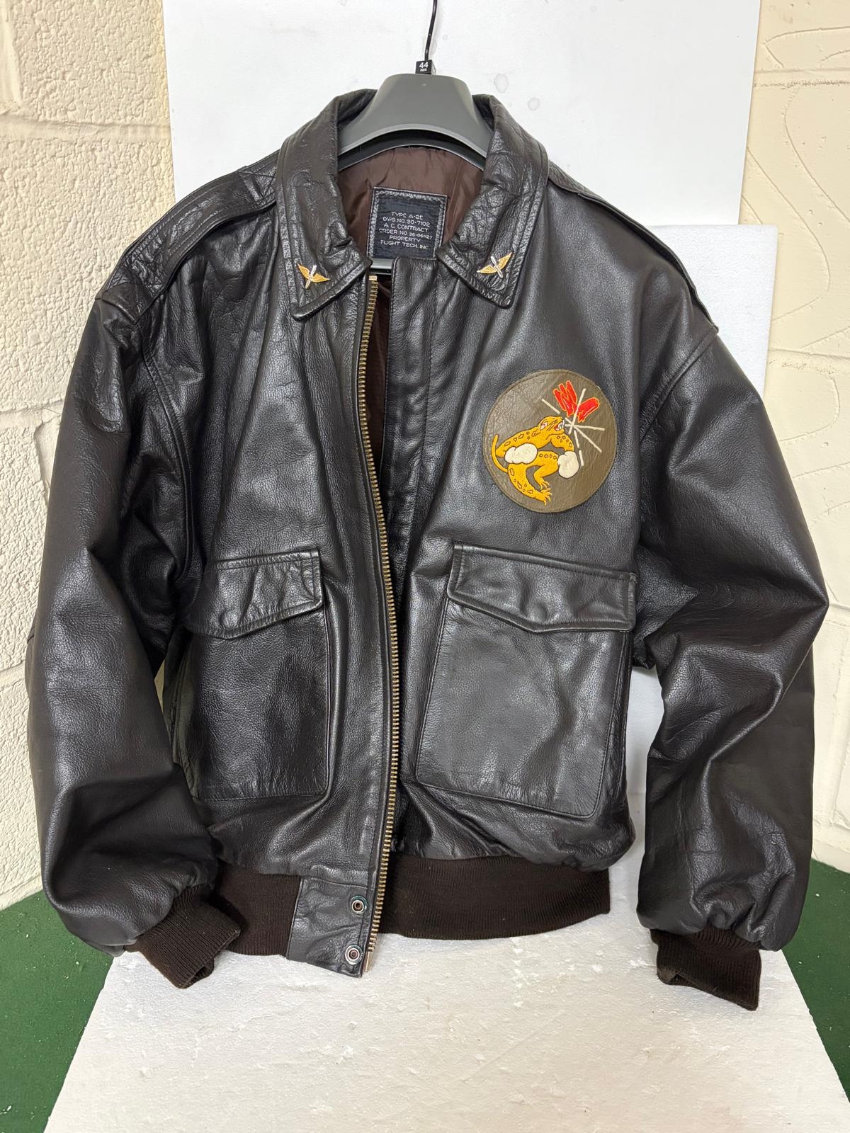 AUTHENTIC FLIGHT TECH LEATHER JACKET