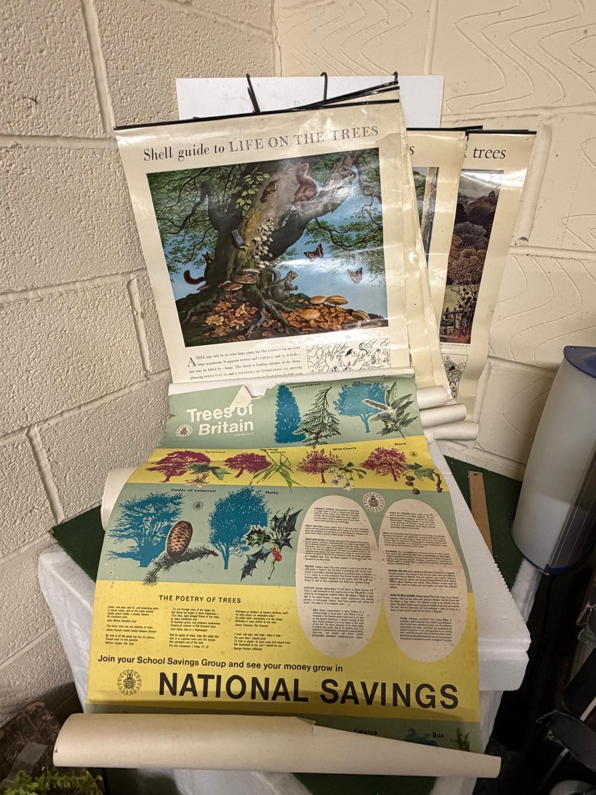 COLLECTION VINTAGE SHELL GARAGE CALENDARS