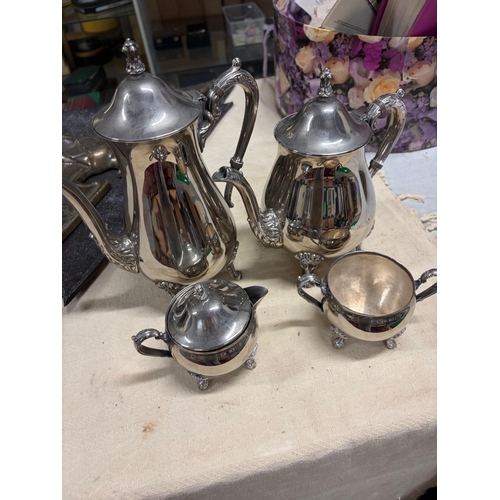 236 - SILVER PLATED TEASET