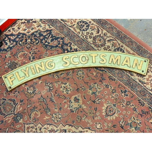 246 - FLYING SCOTSMAN METAL SIGN