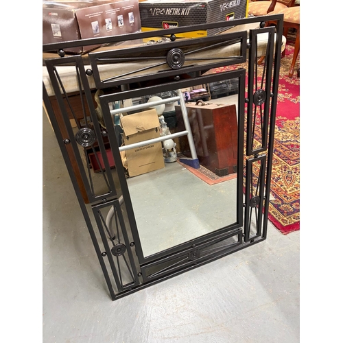 248 - METAL FRAMED MIRROR