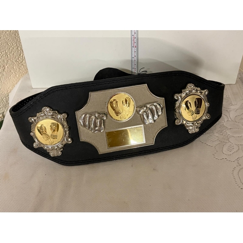 446 - LEATHER BOXING BELT