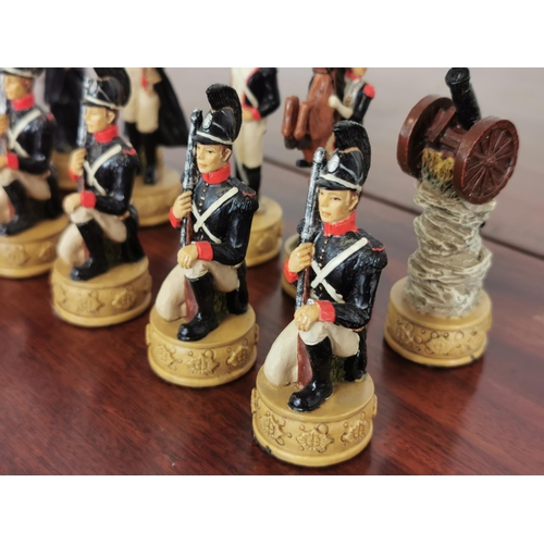 47 - Napoleonic French/Russia 1812 Battle of Borodino Chess Set