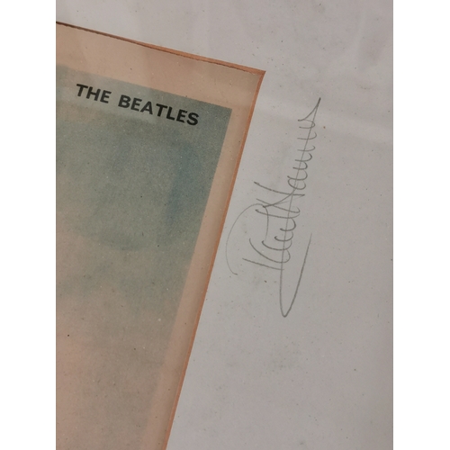 30f - Collection of Framed Beatles McCartney Lennon Press Photos inc Signed & Gold Plated Album Sale Memor... 